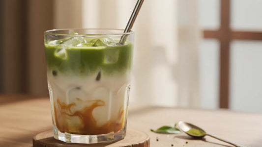 Caramel Matcha Latte Better Than Starbucks!