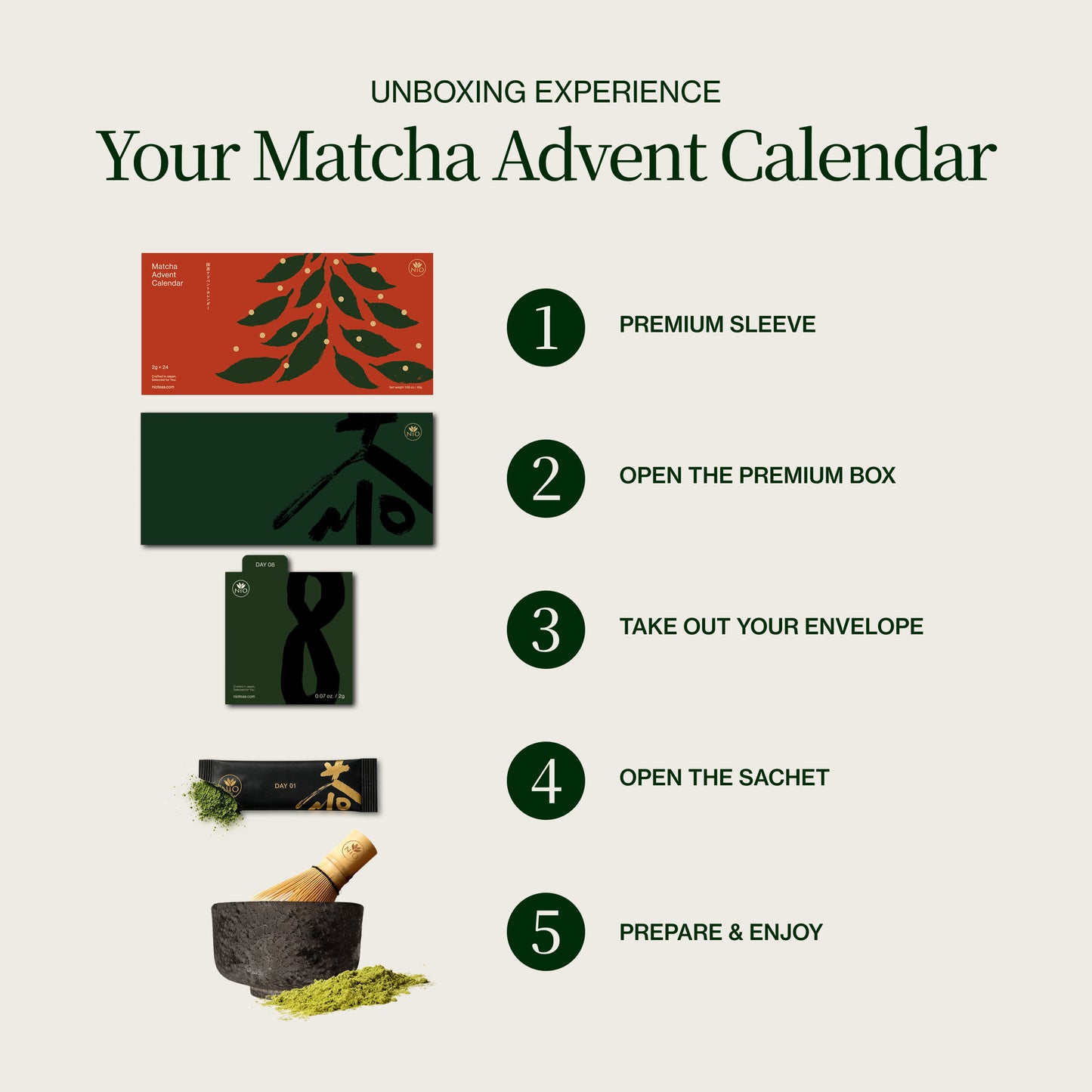 Matcha Advent Calendar 2026