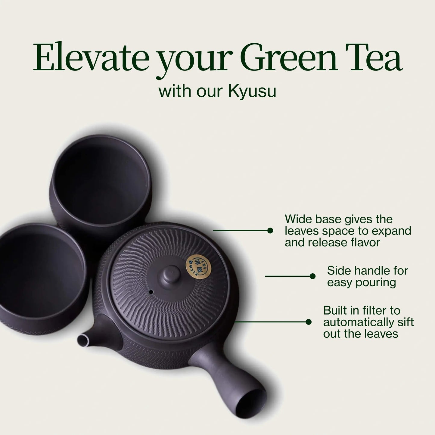 Tosen Kyusu Teapot Set